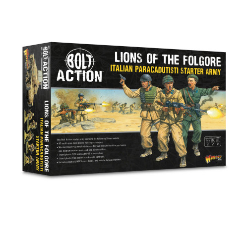 Picture of Bolt Action: Italian Paracadutisti Starter Army - Lions Of The Folgore
